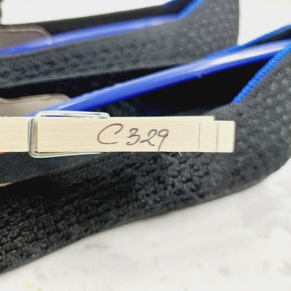 NEW Rothy's The Flat Black Knit Round Toe Slip On Loafers C329 - Picture 8 of 8